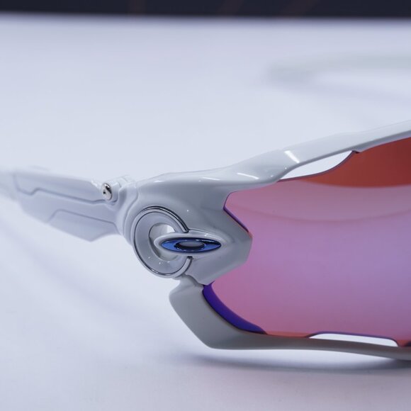 Oakley OO9290 929021 Shield Sunglasses - White/Prizm Sapphire - Picture 2 of 10